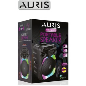 Resim Auris KLN170 10W 8 inç Kablosuz Mikrofonlu RGB Bluetooth Hoparlör 