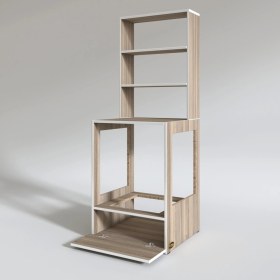 Resim Kenzlife ankastre fırın dolabı hümeyra crd 165*60*56 mutfak kapaklı 