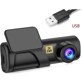 Resim Createtech Arabalar Ön 170 Geniş Açı Gece Için Dash Kamera Wi-fi Entegrasyonlu Fhd 2k Mini Dash Kamera Usb İnterface 32g Card 