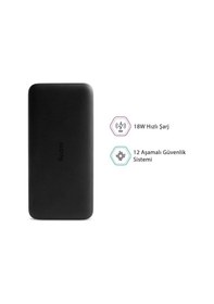 Resim Redmi 20000 Mah Taşınabilir Hızlı Şarj Cihazı - Usb-c - 18w 2 Çıkışlı Powerbank - Siyah 
