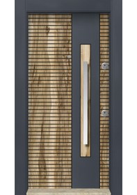 Resim MONO ÇELİK KAPI MN-1102 SOL Daire Giriş Kapısı, Çelik Kapı 
