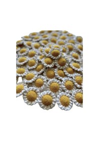 Resim Neslihan Hobi Dünyası Amigurumi Papatya Anahtarlık 50 Adet 