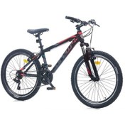 Resim Corelli Felix 3.2 - 24 Jant 12'' Kadro Dağ Bisikleti - Siyah Kırmızı / Gri Siyah Kırmızı / Gri 