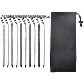 Resim Çadır Kazıkları, Çadır Kazıkları, Saklama Çantası İle, 10 Adet Çadır Kazığı, Alüminyum Çadır Kazıkları, 18 Cm Diğer 