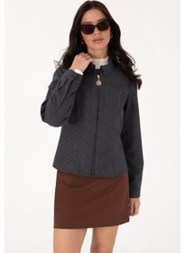 Resim U.s. Polo Assn. Kadın Lacivert Dokuma Mont 50316368-vr033 Lacıvert 