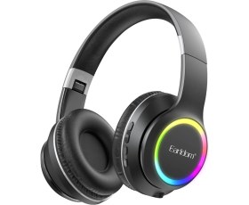 Resim Earldom B06 Rgb Kafaüstü Bluetooth Kulaklık - Siyah 