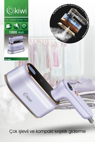 Resim Kiwi 2'si 1 Arada Buharlı Ütü & Dikey Ütü Kırışık Giderici Portatif Mor Ksı-646 