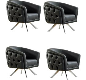 Resim Garden House Döner Ayaklı Ofis Büro Koltuğu 4 Adet Tekli 