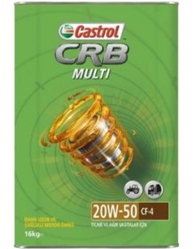 Resim Castrol Crb Multi 20w/50 Cf-4 16 Kg Ticari Ve Ağır Vasıtalar Için Motor Yağı 