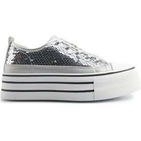 Resim Butigo 25s-002 5fx Gümüş Kadın Sneaker 000000000101983259 Gümüş 