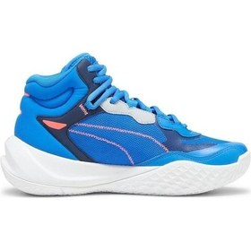 Resim Puma Playmaker Pro Mid Mavi Basketbol Ayakkabısı 37833008 Mavi 