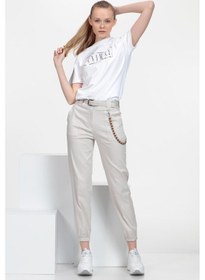 Resim Jogger Pantolon Beyaz 