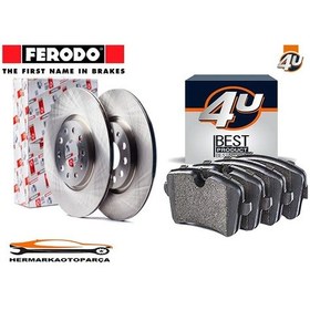 Resim Bmw 116İ E87 04-11 3"Lü Fren Seti Ön Ferodo Disk + 4U Balata 