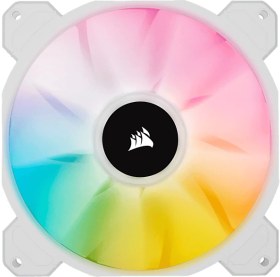 Resim CORSAIR iCUE SP120 RGB Elite 120mm Kasa Fanı Tekli Beyaz 