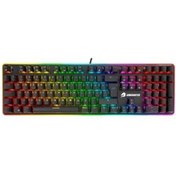 Resim Gamebooster G918 Fire Storm RGB Blue Switch Mekanik Beyaz Oyun Klavyesi 