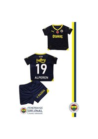 Resim Fenerbahçe Lisanslı 23-24 İsme Özel Çocuk Forma Set 055 Lacivert 