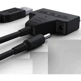 Resim Aogo USB 3.0 Sata 2.5/3.5 Inç SSD HDD Adaptör Destekli Sata USB Çevirici Kablo 22 Pin Sata 