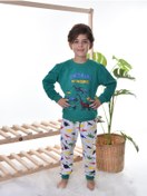 Resim TUGSE My Dınosaurs Çocuk Pijama Takım 