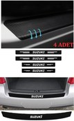 Resim Suzuki Wagon-R İçin Uyumlu Aksesuar Oto Bağaj Ve Kapı Eşiği Sticker Set Karbon Kumraldede