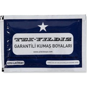 Resim Yıldız Kumaş Boyası Koyu Lacivert 