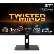 Resim Twısted Mınds 27 TM272QE Qhd 165Hz 1ms HDMI Dp Freesync/gsync Çerçevesiz Rgb IPS Gamıng Monitör 