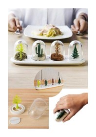 Resim Mobgift 4 Mevsim Baharatlık Seti Çok Renkli 