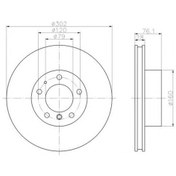 Resim Braxis-Ad1064 Fren Diski Bmw E34 E32 On 514834414 