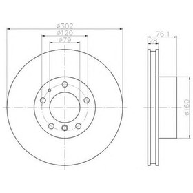 Resim Braxis-Ad1064 Fren Diski Bmw E34 E32 On 514834414 