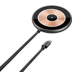 Resim Wiwu Wi-W007 15W Hızlı Şarj Özellikli M-safe PD Wireless Şarj Aleti - Gri 