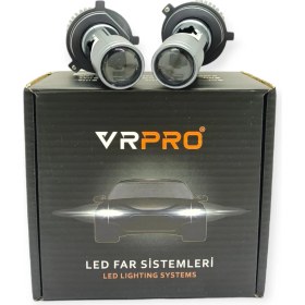 Resim VRPRO Vr Pro H4 SLİM Mercekli LED Far Ampulü 