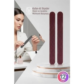 Resim 12’li Hijyenik Kullan-At Çift Taraflı Törpü Seti Solingen Professional Nemere 