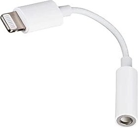Resim Enfein Apple İPhone İle Uyumlu Lightning to 3.5mm Aux Dönüştürücü Adaptör iPhone İçin Kulaklık Dönüştürücü Beyaz 