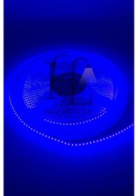 Resim 12v 8mm 320 Ledli Esnek Cob Şerit Led Mavi Ip20 5 Metre 