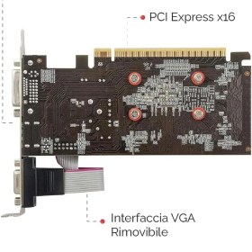 Resim Peladn Nvidia Gt 610, 2gb, Gddr3, 64BIT, 1xd-Sub, 1xdvı, 1xhdmı Ekran Kartı 