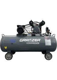Resim Grayzer 200 Lt 2 Kafa 8 Bar 3 Hp Pistonlu Hava Kompresörü 