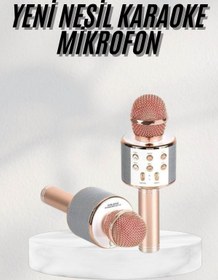 Resim Techno Stock Bluetooth Hoparlör USB AUX SD Kart Kaoroke Mikrofon Uzun Pil Ömrü 