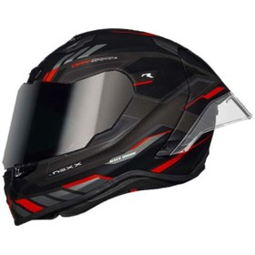 Resim Nexx X.r3r Precısıon Kapalı Kask Mat Siyah-kırmızı 