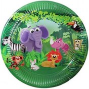 Resim Safari Sevimli Hayvanlar Tabak 