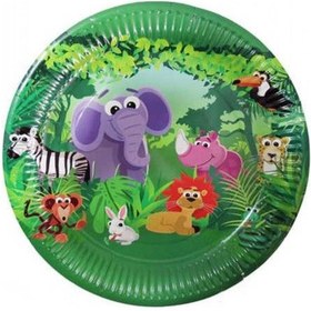 Resim Safari Sevimli Hayvanlar Tabak 