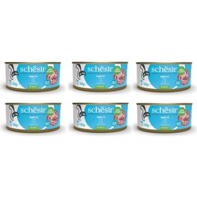 Resim Schesir Ton Balıklı Tam Ve Dengeli Kedi Konserve Jöleli 140 Gr. X 6 Adet 