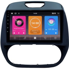 Resim Carvocal Renault Captur Android Multimedya Sistemi (2006-2011) CRV-4456XAA Uyumlu 