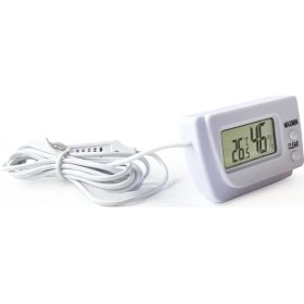 Resim Aek-Tech Dijital Min-Max Prob Termometre Nem Ölçer Beyaz 