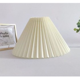 Resim burenze Modern Tasarım Umbrella Şapka Avize Aplik Abajur Şapkası Avize Başlığı Krem Renk Küçük Boy 