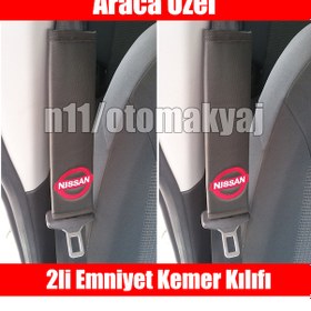 Resim Nissan Navara Oto Koltuk Deri Emniyet Kemer Aksesuar Kılıfı 