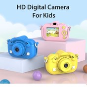 Resim Dc501 2.0 İnç 4x Zoom Hd Dijital Fotoğraf Makinesi Mini Çocuk Fotoğraf Makinesi, Renk: Sarı 