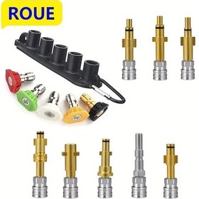 Resim Fochsia For Karcher K2 K7 H 5 Nozullu Temizlik Makinesi Aksesuar Seti 1 4 Inch Hizli Baglanti Araba Yikama 4000 Psı 