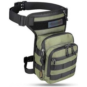 Resim Pazly Çok Amaçlı Motosiklet Bacak Çantası - 3l Kapasite, Nefes Alabilir, Yeşil, Bisiklet Ve Outdoor Kullanım İçin Yeşil 