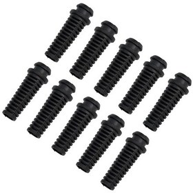 Resim 100 Adet - 6.0mm İç Çaplı Sr Kablo Koruyucu Siyah Spiral Tip Kablo Kelepçesi 