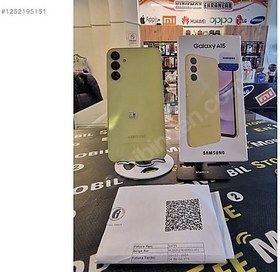 Resim Samsung A15 İkinci El TR | 128 GB | Sarı 