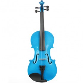 Resim Almira CNM3000-BL Başlangıç Serisi Mavi Keman Seti (4/4) | Renkli Tasarım Kutu ve Yay Dahil Öğrenci Seti 